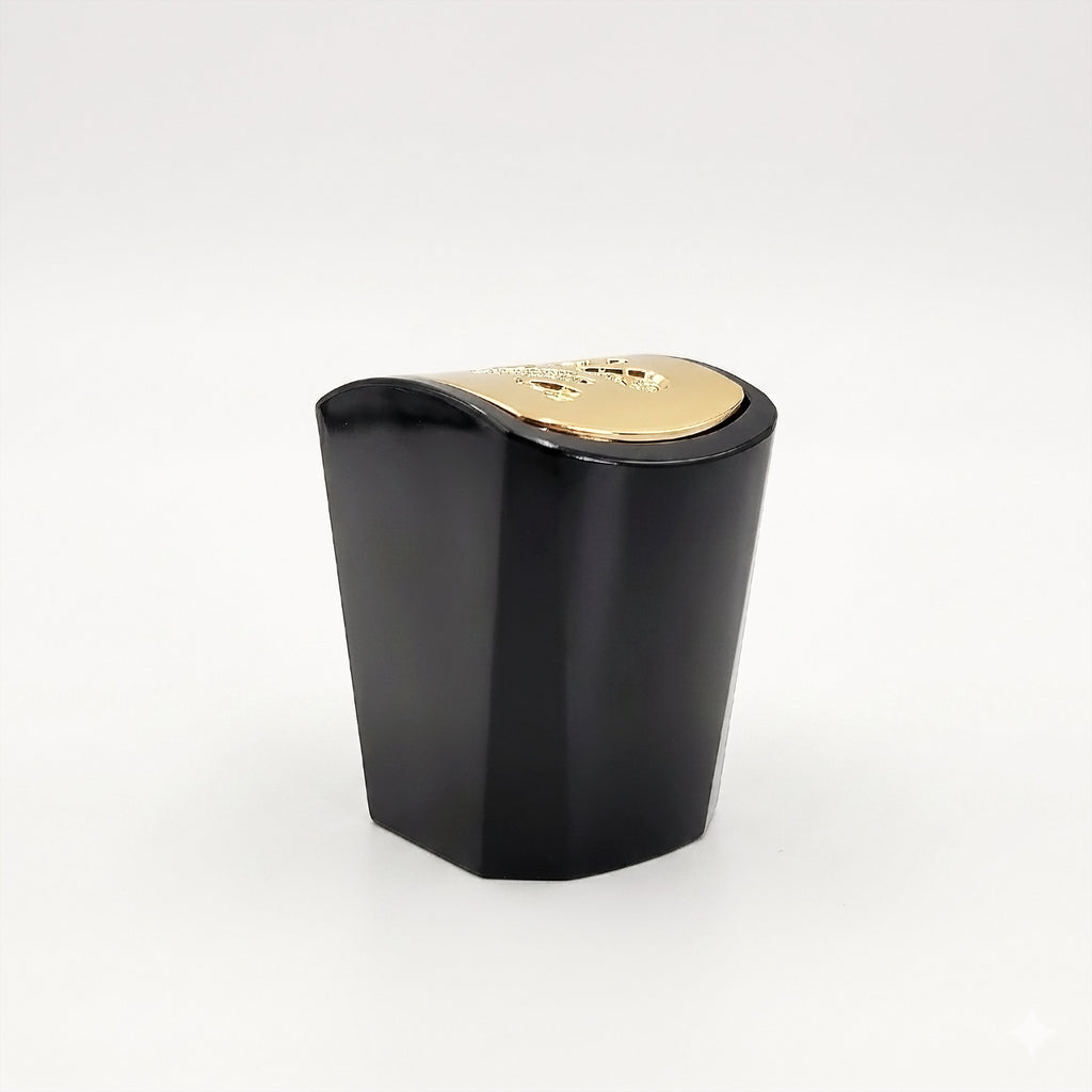 Premium Replacement Plastic Cap Compatible with GIT & Royal Oud - Black & Gold