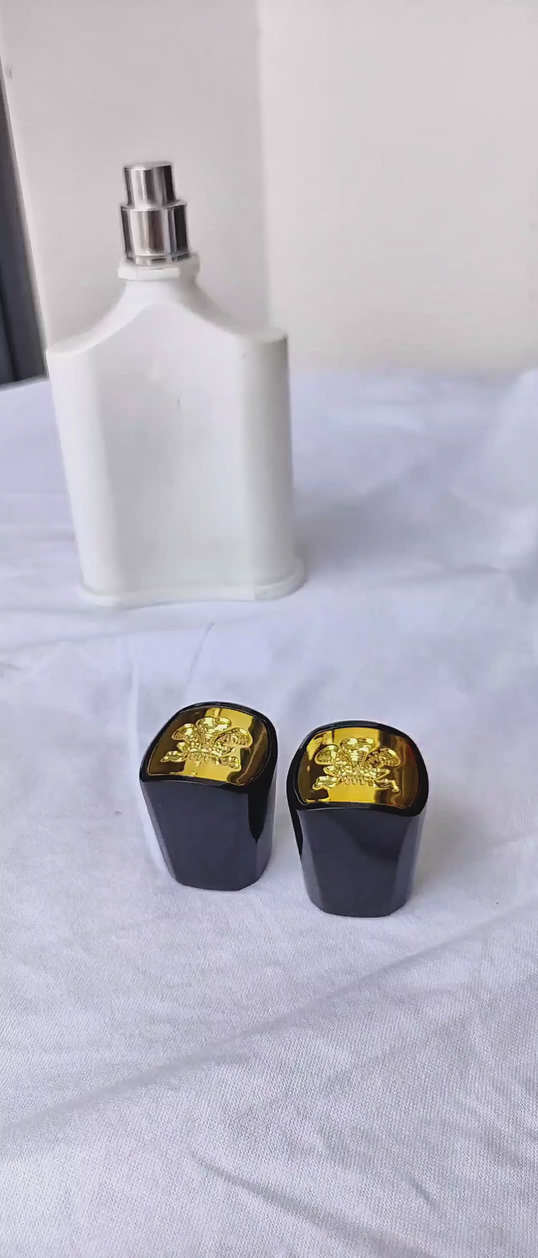 Heavyweight Black Gold Metal Replacement Cap - Compatible with 3rd Gen Green Irish Tweed, Royal Oud