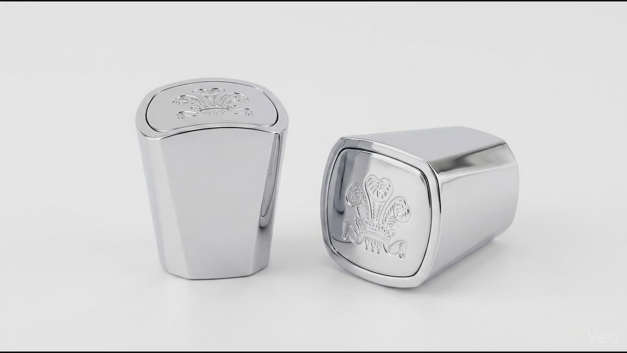 Heavyweight Silver Metal Replacement Cap - Compatible with 3rd Gen Silver Mountain Water, Avnts Cologne, VIW, OV, RW