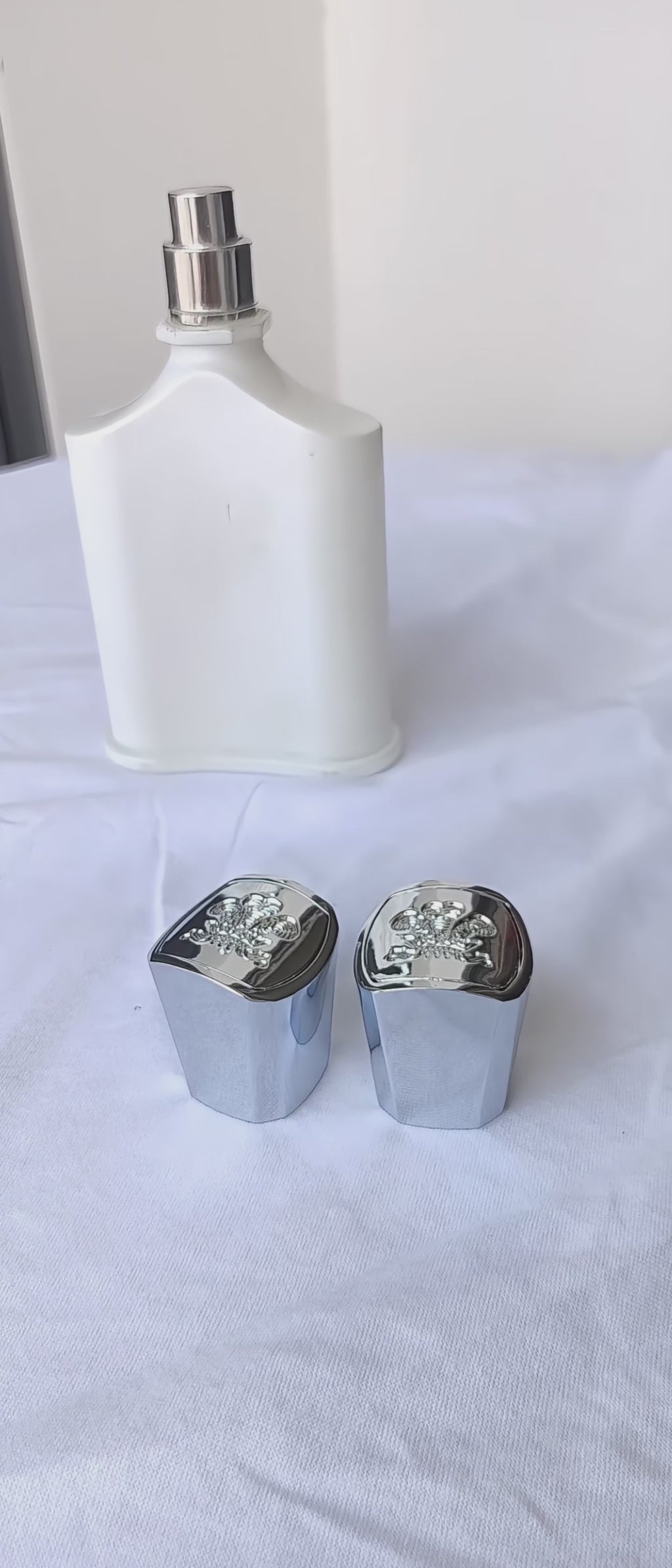 Heavyweight Silver Metal Replacement Cap - Compatible with 3rd Gen Silver Mountain Water, Aventus Cologne