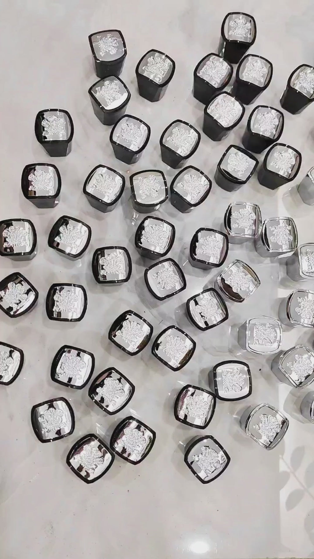 Premium Replacement Plastic Cap Compatible with AVT - Black & Silver (50ml/100ml)