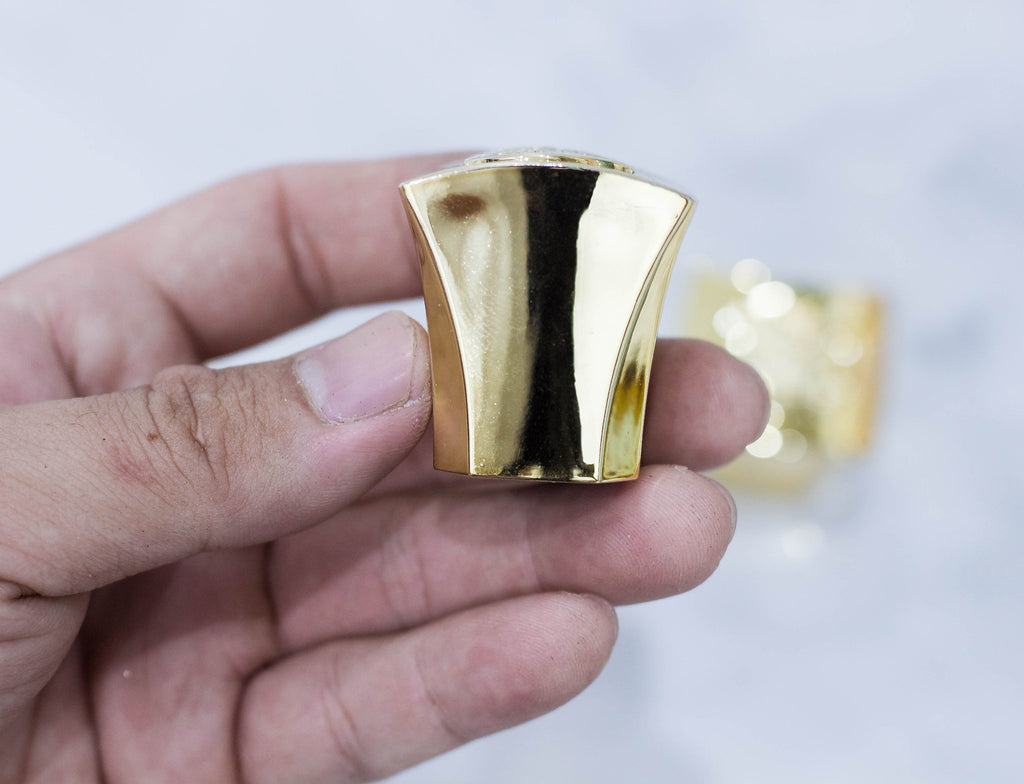 Premium Vintage Gold Plastic Replacement Cap Fits Millesime Imperial, Mayfair(120ml / 100ml - 3rd Gen) and more