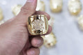 Premium Gold Replacement Plastic Cap - Compatible with Millesime Imperial, Royal Oud, Carmina and more (100ml & 50ml)