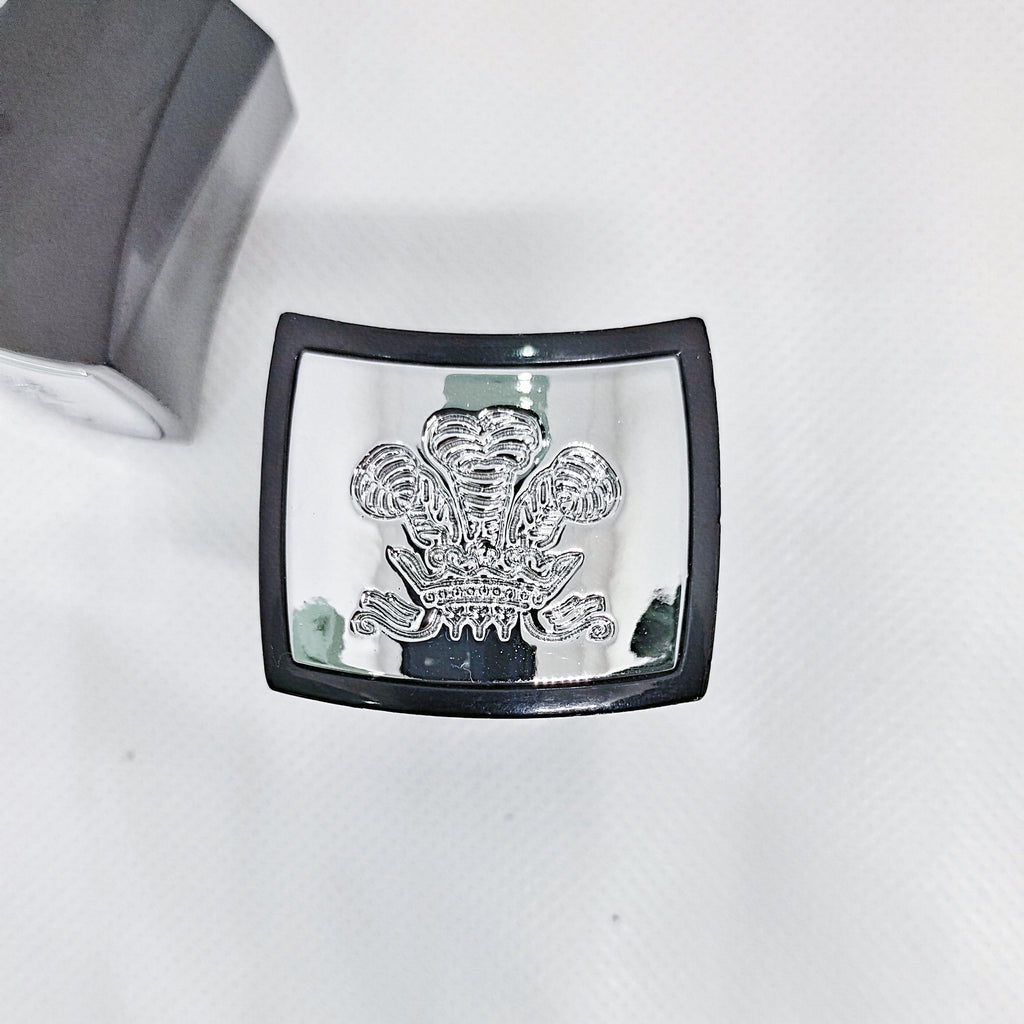 Premium Classic Style Black & Silver Plastic Replacement Cap Fits AVT (120ml / 100ml - 3rd Gen)