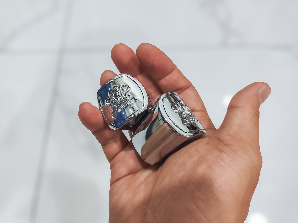 Heavyweight Silver Metal Replacement Cap - Compatible with 3rd Gen Silver Mountain Water, Aventus Cologne