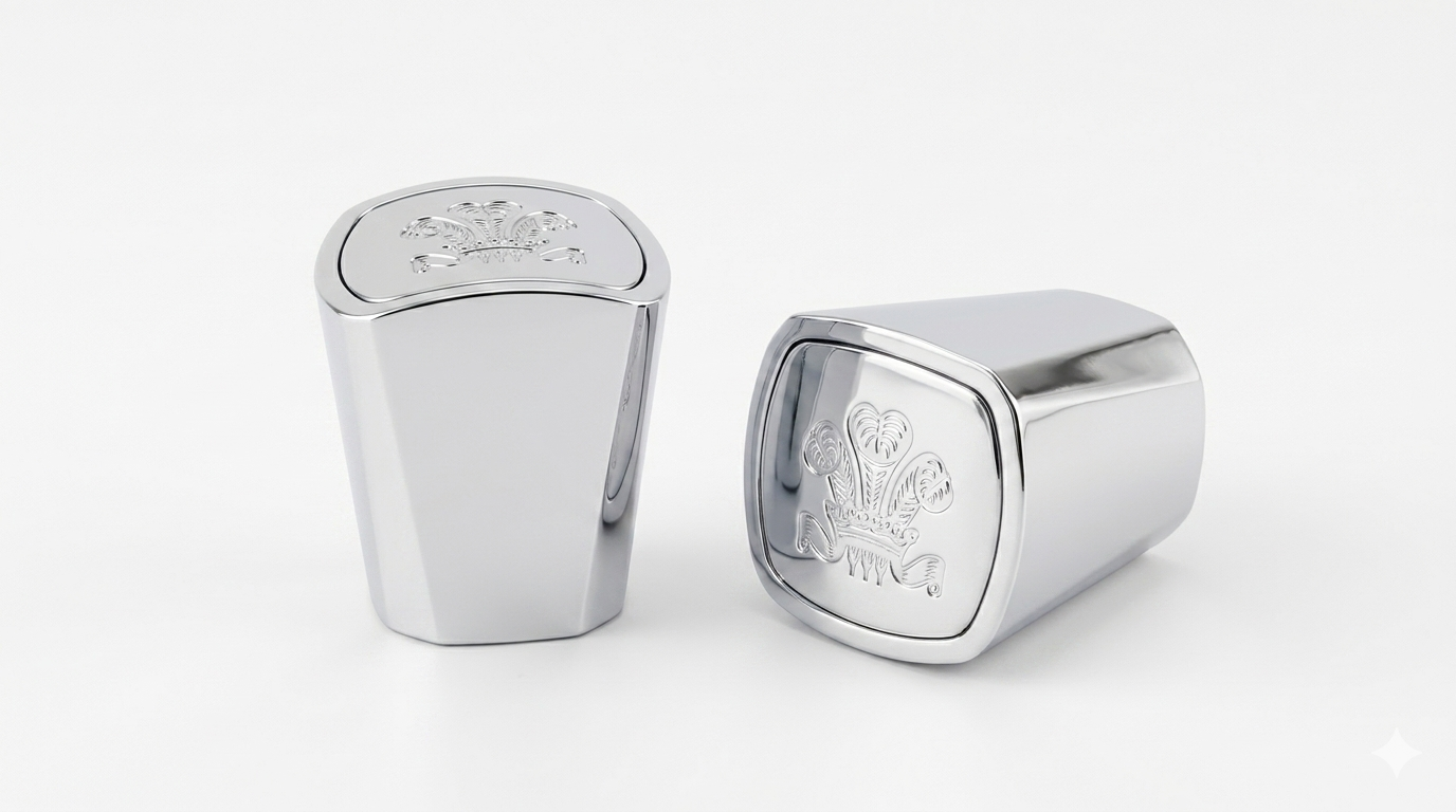 Heavyweight Silver Metal Replacement Cap - Compatible with 3rd Gen Silver Mountain Water, Avnts Cologne, VIW, OV, RW
